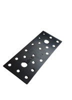 Waelbers Koppelplaat 140x55x2,0mm zwart - 25 Stuk(s) - 483337.35