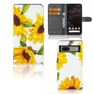 Hoesje voor Google Pixel 7A Zonnebloemen