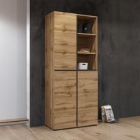 Home365 Opbergkast Crotone - 3-deurs - Wotan Eiken