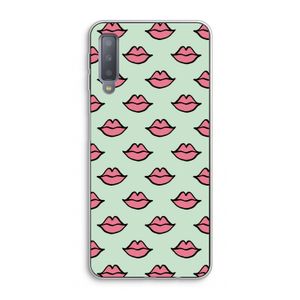 Lipjes: Samsung Galaxy A7 (2018) Transparant Hoesje