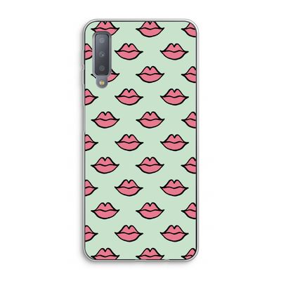 Lipjes: Samsung Galaxy A7 (2018) Transparant Hoesje