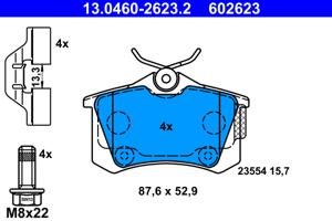 ATE Remblokset 13.0460-2623.2