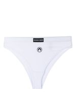 Marine Serre culotte Crescent Moon en coton biologique - Blanc - thumbnail