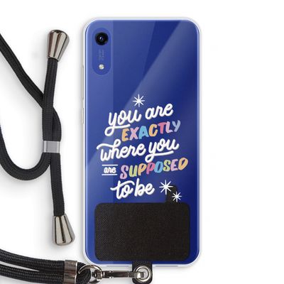 Right Place: Honor Play 8A Transparant Hoesje met koord