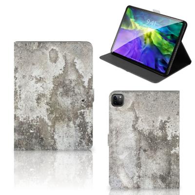 iPad Pro 11 2020/2021/2022 Leuk Tablet hoesje Beton Print