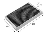 Interieurfilter CLIMFILTER PROTECT VALEO, u.a. für Citroën, Peugeot