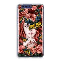 Lady Moth: Honor 9 Transparant Hoesje