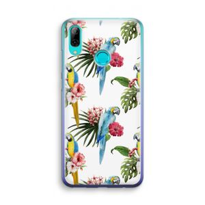 Kleurrijke papegaaien: Huawei P Smart (2019) Transparant Hoesje