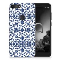 Alcatel 1S (2019) | TPU Case | Flower Blue