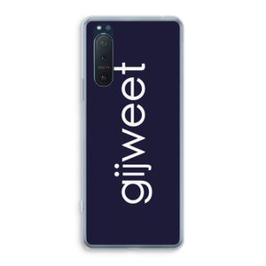 Gijweet: Sony Xperia 5 II Transparant Hoesje