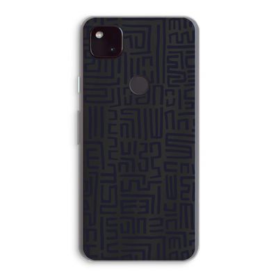 Moroccan Print: Google Pixel 4a 5G Transparant Hoesje