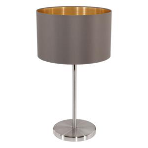 Eglo Landelijke tafellamp Maserlo Cappucino met goud 31631