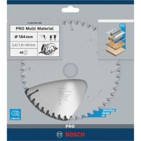 Bosch Professional Cirkelzaagblad PRO Multi Material | Ø 184 x 2,4 x 30mm 42T - 2608640506