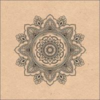 Ambiente servetten 33x33cm mandala nature 20 stuks