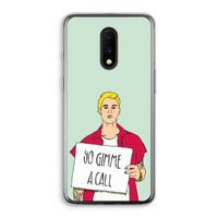 Gimme a call: OnePlus 7 Transparant Hoesje