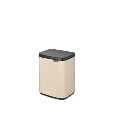 Brabantia Bo Afvalemmer - 4 liter - kunststof binnenemmer - soft beige 234088
