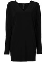 Norma Kamali V-neck jumper - Noir - thumbnail