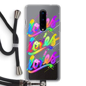Loves: OnePlus 8 Transparant Hoesje met koord