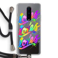 Loves: OnePlus 8 Transparant Hoesje met koord