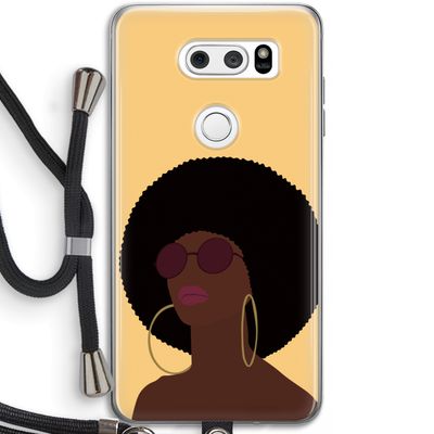 Golden hour: LG V30 Transparant Hoesje met koord
