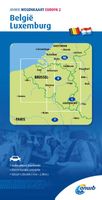Wegenkaart - landkaart 2 België en Luxemburg | ANWB Media - thumbnail