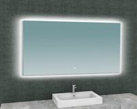 Soul spiegel rechthoek met LED, dimbaar en spiegelverwarming 140 x 80 cm