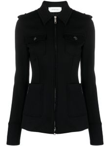 Sportmax veste matelassée Zarina à fermeture zippée - Noir