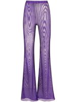 Oséree pantalon évasé à fini pailleté - Violet Oséree pantalon évasé à fini pailleté - Violet