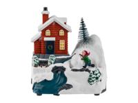 LIVARNO home LED-kerstscène (Kind met sneeuwbal)