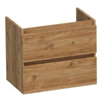 Brauer Joy - Onderkast Ondiep - 60 cm - met 2 Softclose Lades Greeploos en 1 Sifon Uitsparing - Chateau