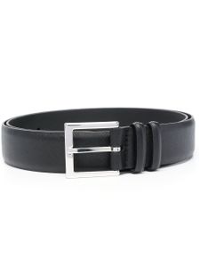 Orciani ceinture en cuir à boucle - Noir