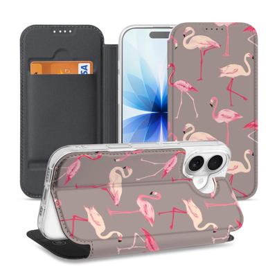 Apple iPhone 17 | Book Case | Flamingo