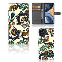 Wallet Case Motorola Moto G22 Barok Flower Wallet Case Motorola Moto G22 Barok Flower
