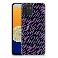 Samsung Galaxy A03 TPU bumper Feathers Color