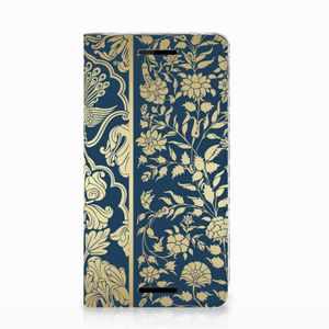 Nokia 2.1 2018 Smart Cover Beige Flowers