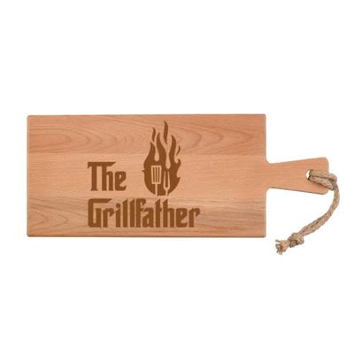 Beukenhout Serveerplank recht The Grillfather (49cm)
