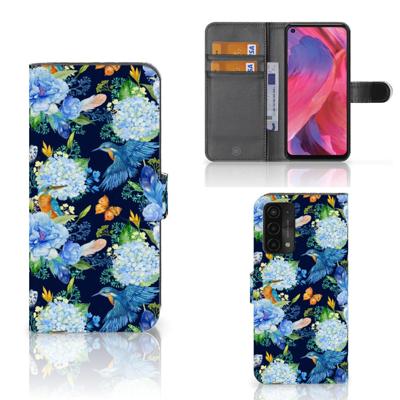 Telefoonhoesje | Met pasjeshouder | voor OPPO A54 5G | A74 5G | A93 5G IJsvogel