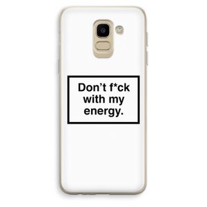 My energy: Samsung Galaxy J6 (2018) Transparant Hoesje