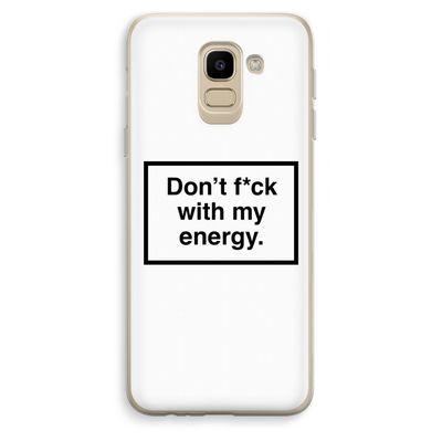 My energy: Samsung Galaxy J6 (2018) Transparant Hoesje
