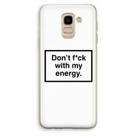 My energy: Samsung Galaxy J6 (2018) Transparant Hoesje