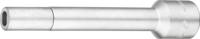 HAZET Verlengstuk 4910-68 · 1/2 inch (12,5 mm) vierkant hol · Tapprofiel hol · SW voor tapprofiel 6 x 8 mm