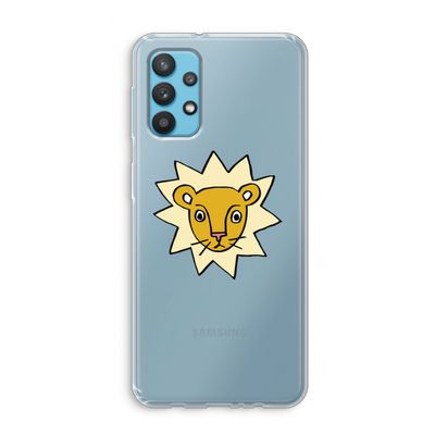 Kleine leeuw: Samsung Galaxy A32 4G Transparant Hoesje