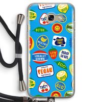 Fruitsticker: Samsung Galaxy A5 (2017) Transparant Hoesje met koord