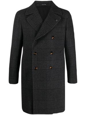 Tagliatore Arden mantel met dubbele rij knopen - Zwart Tagliatore Arden mantel met dubbele rij knopen - Zwart