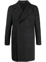 Tagliatore Arden mantel met dubbele rij knopen - Zwart - thumbnail