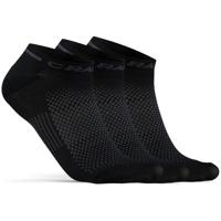 Craft Advanced Dry mid Shaftless Sokken zwart 3-pack 43-45