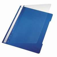 Leitz Standard Plastic File A4 PVC Light-blue stofklepmap Blauw