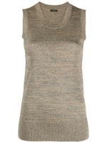 JOSEPH Mouwloze gebreide top - Beige - thumbnail