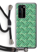 Moroccan tiles 2: Huawei P40 Pro Transparant Hoesje met koord
