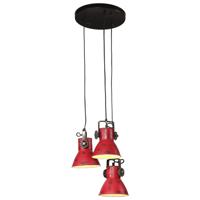 Hanglamp 25 W E27 30x30x100 cm verweerd rood - thumbnail